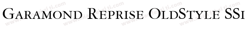 Garamond Reprise OldStyle SSi Bold Small Caps字体转换